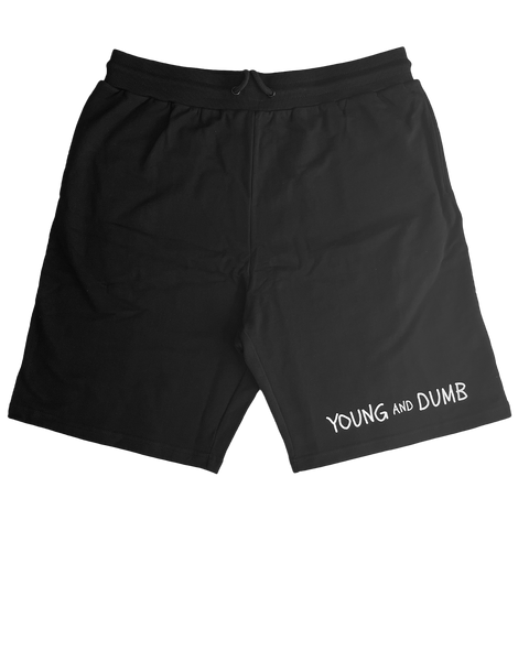 'Back To School' Black Stadium Shorts