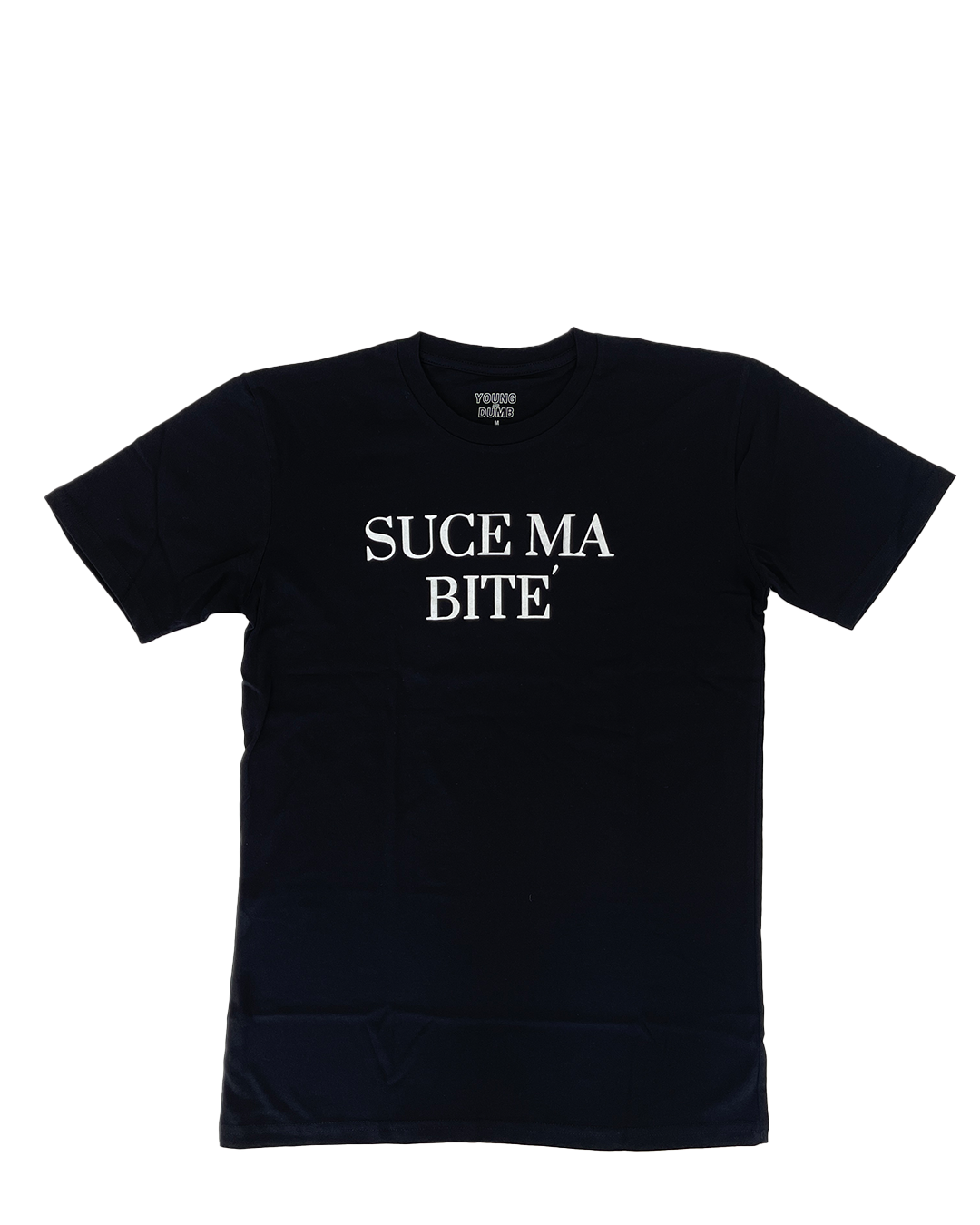 Suce Ma Bite Black Tee