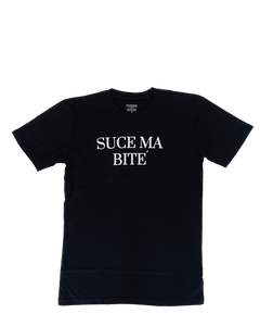 Suce Ma Bite Black Tee