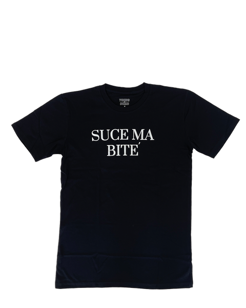 Suce Ma Bite Black Tee