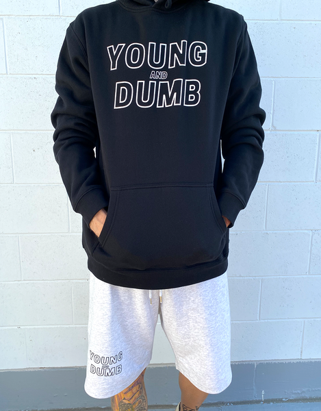 Young and Dumb black hoodie